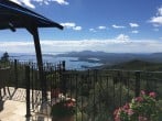 Terrace views to sea
